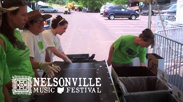 Recycling Sorting Machine at Nelsonville Music Festival 2013