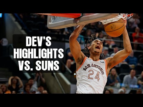 Devin Vassell Highlights vs Phoenix Suns | 3.25.2024