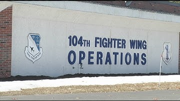 104th Fighter Wing holding change of command ceremony