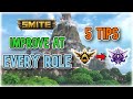 How to get better at every role in smite  grandmasters conquest guide