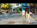 SANTA MONICA - Walking Downtown Santa Monica, Los Angeles, California, USA, Travel, 4K UHD