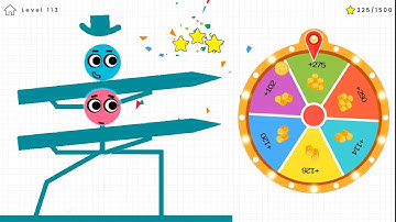 Love Balls 3 Stars (Level 528 - 552 ) | Love Balls New Update Lucky Wheel + Daily Challenge Gameplay