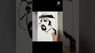 رسم احمد الشقيري بطريقة سهلة للمبتدئين | رسم سهل احمد الشقيري