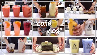 ENG)🎊🎉! 유튜브 1년치 몰아보기 !🎉🎊 CAFE VLOG/음료제조/백색소음/카페멍/ASMR/카페알바/카페브이로그/카페창업/カフェブイログ/크레이저커피/레몬/자몽/베리페리/유자