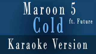 Maroon 5 - Cold Karaoke Instrumental Lyrics