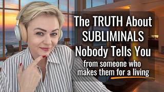 I Make Subliminals for a Living ✨ Here's What Actually WORKS (and what's total BS! 🤦🏼‍♀️)