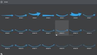 Arrow SmartShapes in Xara Cloud