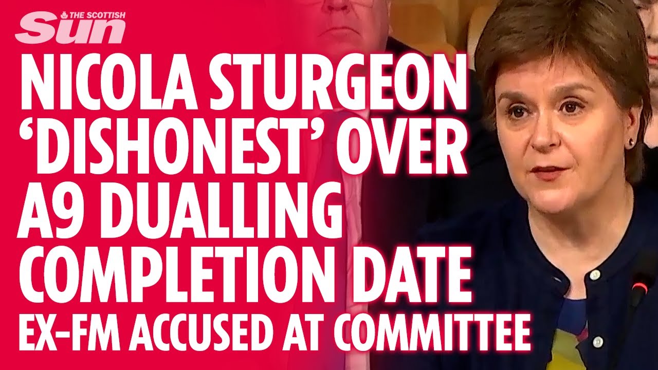 Nicola Sturgeon 'dishonest' over A9 being dualled by 2025