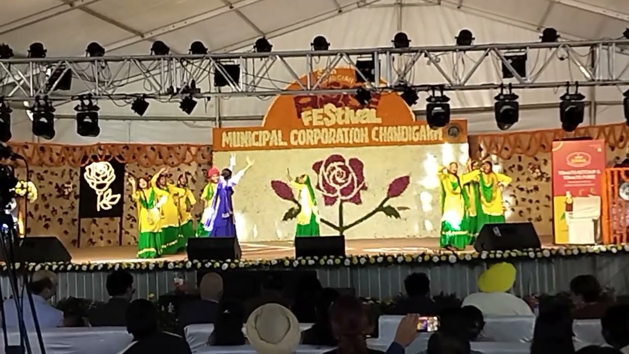 Students performing at Rose Festival..54th Rose Festival..