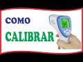 CALIBRAR TERMOMETRO infrarrojo digital CONFIGURACION grados celsius CENTIGRADOS a fahrenheit