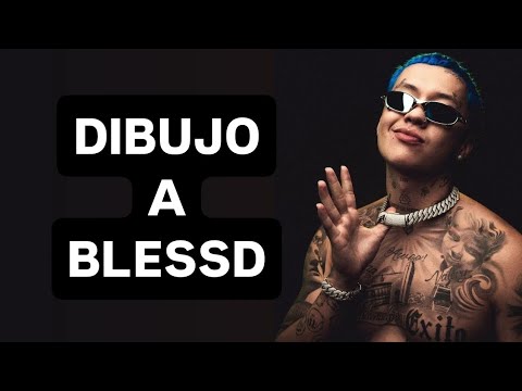 Blessd Rapper Drawing DIBUJO A BLESSD - YouTube