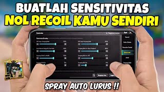 CARA MEMBUAT SENSITIVITAS SENDIRI | CARA SETTING SENSITIVITAS PUBG MOBILE TERBAIK GYRO DAN NO GYRO