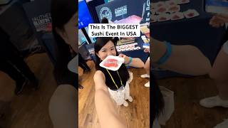 I Went To The BIGGEST Sushi Event In The USA! #sushi #nyc #food #foodvlog #foodie #sashimi