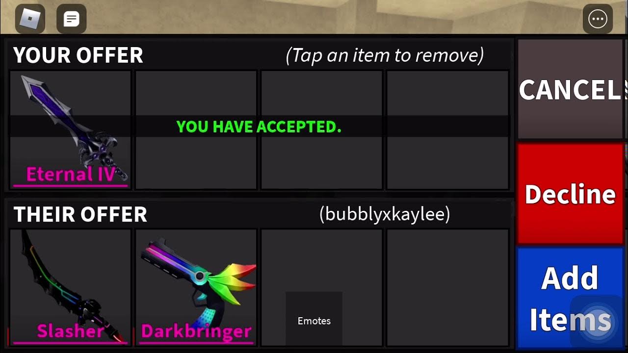 Anyone pleasee #mm2 #roblox #chroma #chromadarkbringer