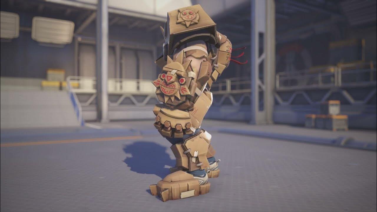Cardboard Reinhardt Skin Preview YouTube