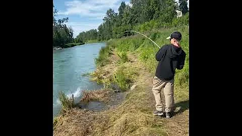 Mikeys first kenai red salmon