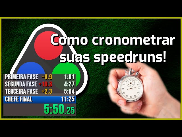 TUTORIAL - Como usar o LIVESPLIT, cronômetro para Speedruns