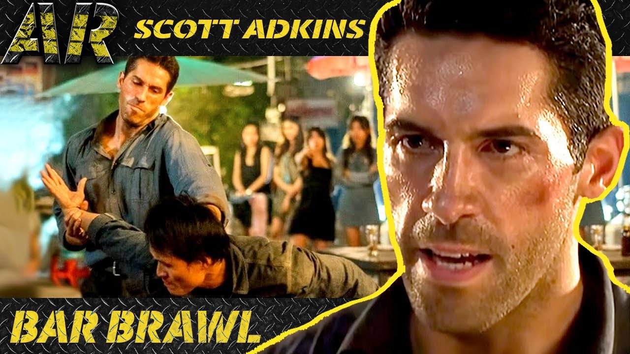 SCOTT ADKINS Drunken Brawl  NINJA SHADOW OF A TEAR 2013