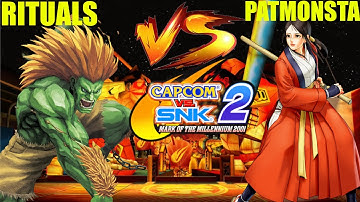 Capcom vs SNK 2 RITUALS vs PATMONSTA (CVS2) pt 1