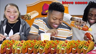 12 Fiery Taco Bell Box Using Blove Sauce With Zaddychunkchunk