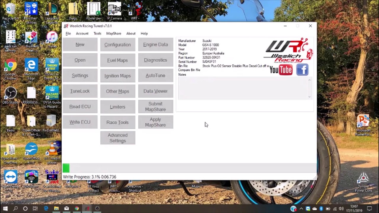 Suzuki GSXS1000 Decel Fuel Cut Off Disable Woolich Racing YouTube