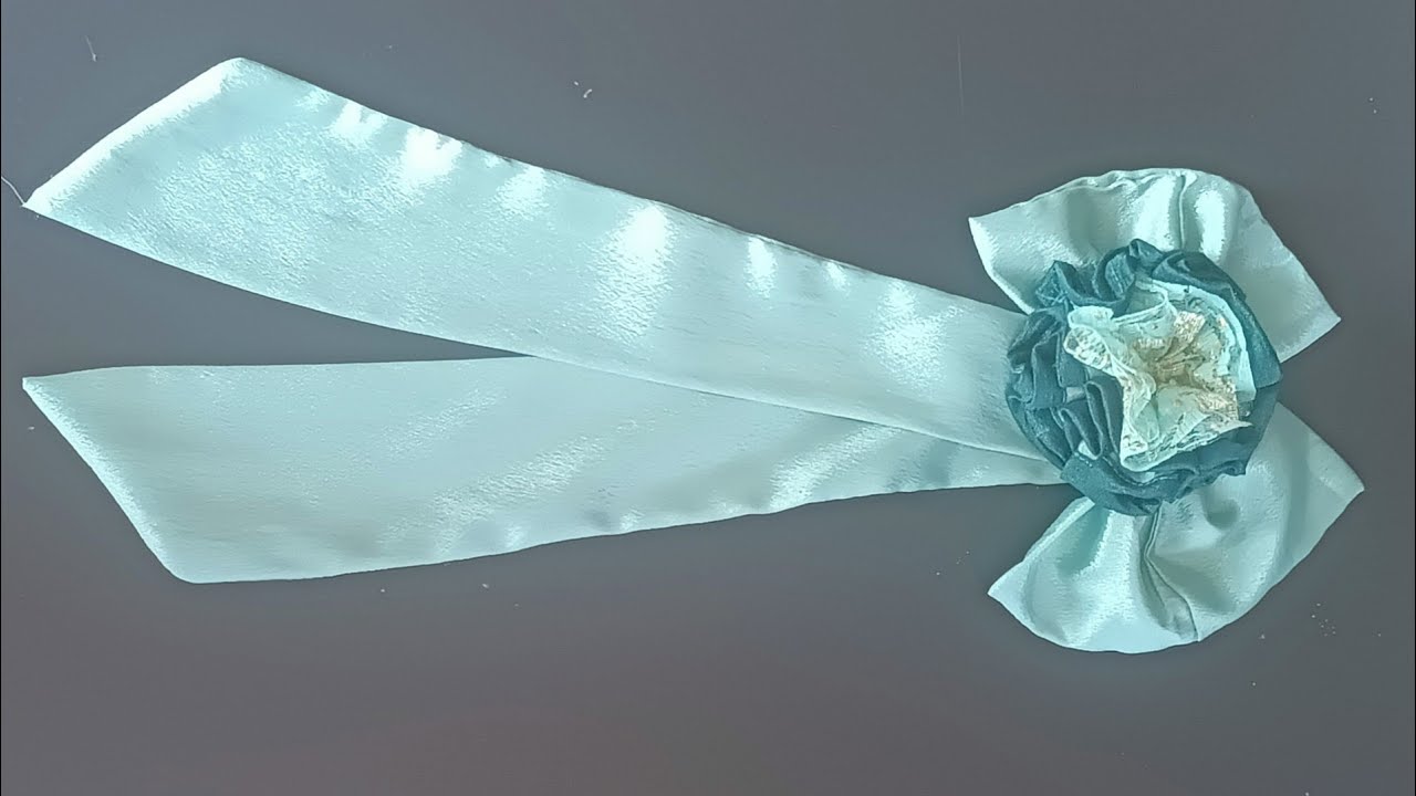 how-to-make-tie-bow-for-frock-bow-tutorial-frock-tie-bow-aiza
