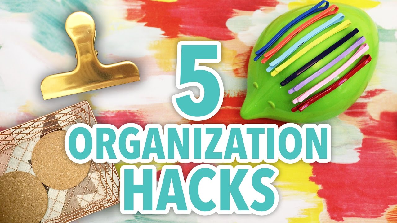 5 Organization Hacks: This For That - HGTV Handmade - YouTube