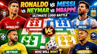 Ronaldo vs Messi vs Neymar vs Mbappé 😱🔥 | Ultimate Ludo Battle!  screenshot 1