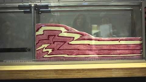 Contractional deformation sandbox experiment