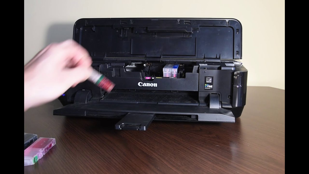 lugt valg astronaut Error B200 or B203 of Canon Pixma printer - fixing by buying new printhead  - YouTube