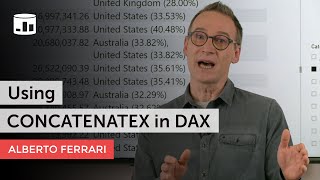 using concatenatex in dax