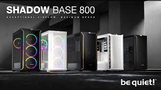 BE QUIET! SHADOW BASE 800 FX WHITE MID TOWER PC CASE CASING GAMING CHASSIS