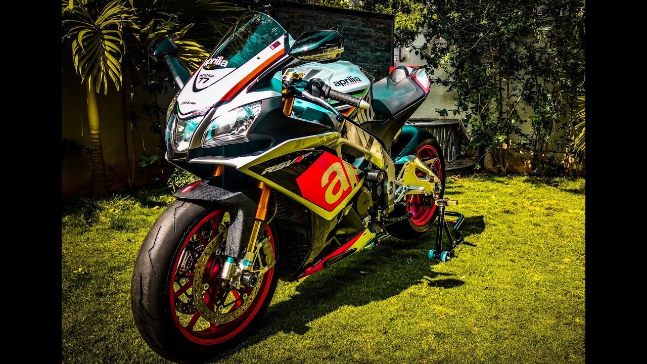 APRILLIA RSV4 RF With AUSTIN RACING GP 1R - YouTube