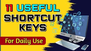 11 Most Useful Computer Shortcuts in Hindi | Computer Top 11 Shortcut Keys For Daily Use