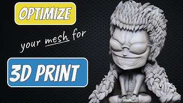 Optimizing Your Model For A 3D Print - A Short Guide