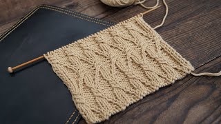 картинка: Универсальный узор спицами 🔑 Universal knitting pattern