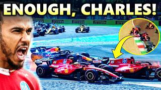 Leclerc Faces BRUTAL Ferrari PUNISHMENT After DESTROYING Hamilton’s Title Charge At Monza Hamilton Leclerc Erupt At Ferrari After Shocking Monza Clash Hidden Footage Reveals Everything