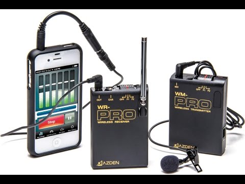 Azden WLX-PRO+i BEST BANG FOR BUCK clip on mic