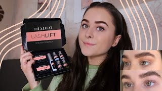 Diablo Cosmetics Eyelash Lift Kit | Testing