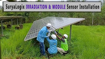 Suryalogix Irradiation & Module Temperature Sensor Installation