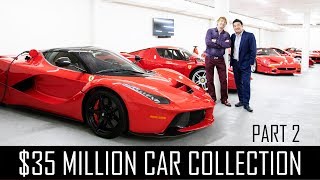 Ferrari Collector David Lee's $35 million car collection! (PART 2)