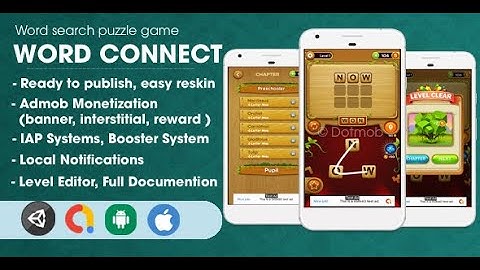 Word Connect Puzzle - Unity Template Project (Android + iOS + AdMob + Notification)