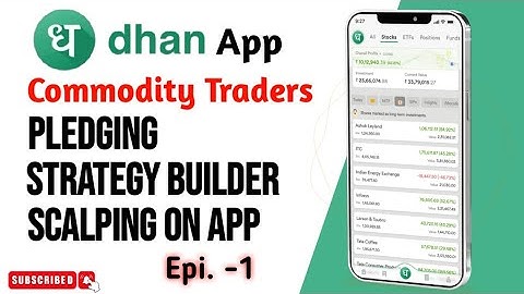 FREE Amazing Trading Tools: Scalping, Pledging & Option Strategy Builder | Dhan App LIVE Demo 🔥"