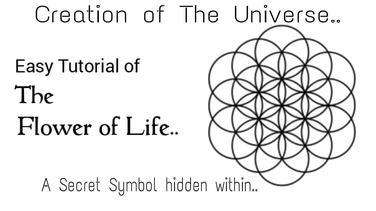 How to draw Flower of Life Easy tutorial of Flower of Life.. part 2