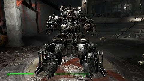 Fallout 4 Automatron Lord Death Rank 1 Sentry Bot PvM Video