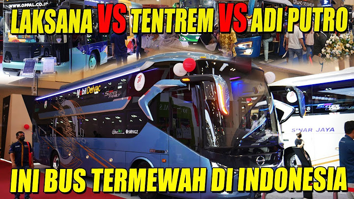 BUS TERMEWAH BUATAN KAROSERIE DI INDONESIA, INI YANG PALING MEWAH