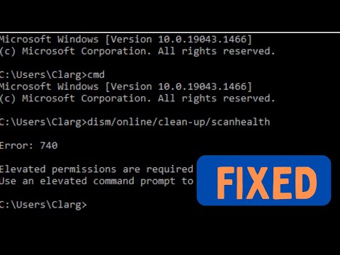 How To Fix Command Prompt Error 740 On Windows 11