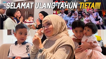 RAFATHAR KASI SUREPRISE TIETA MALEM2!! TEH LILY IKUT NGERAYAIN ULANG TAHUN BARENG TIETA DAN KELUARGA