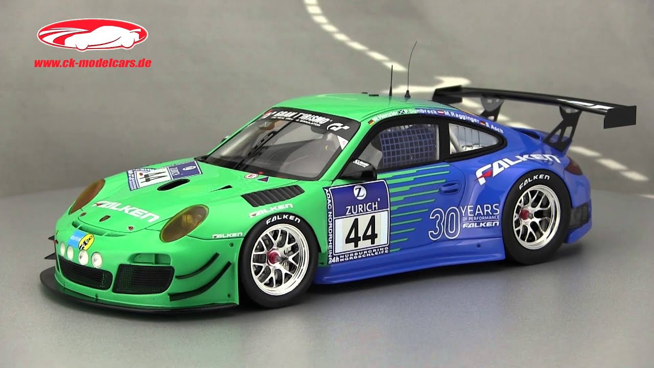 ck-modelcars-video: Porsche 911 (997) GT3 R #44 24h Nürburgring 2013 Team  Falken Spark