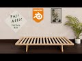 Simplistic Bed Frame modelling tutorial in Blender